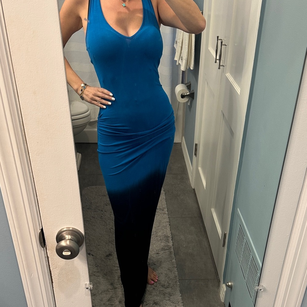 Young Fabulous & Broke Vibrant Blue Maxi Dress